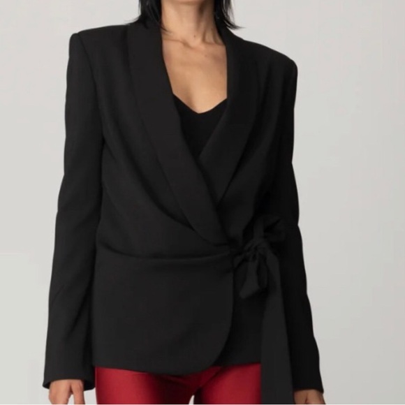 ANIYE BY Blazer Wrap XXS Tie Belt BLACK Made In Italy 38 Longline $424 - Picture 1 of 12